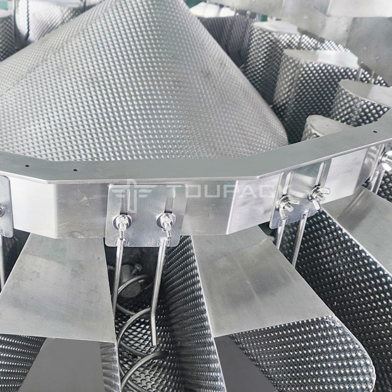 16 Head Combination Weigher Packing Machine Pork Chicken Wings Multihead Weigher