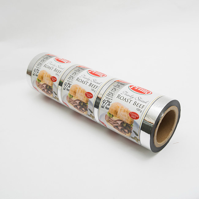 422mm width Printed Lidding Film Easy Peel For APET/PE tray seal to thermoforming film APET/PE