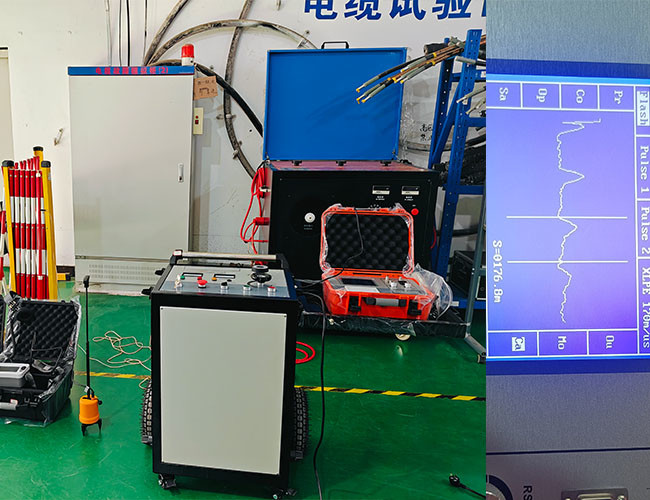 Medium Low Voltage Underground TDR Cable Fault Locator Portable Lightweight With Printer