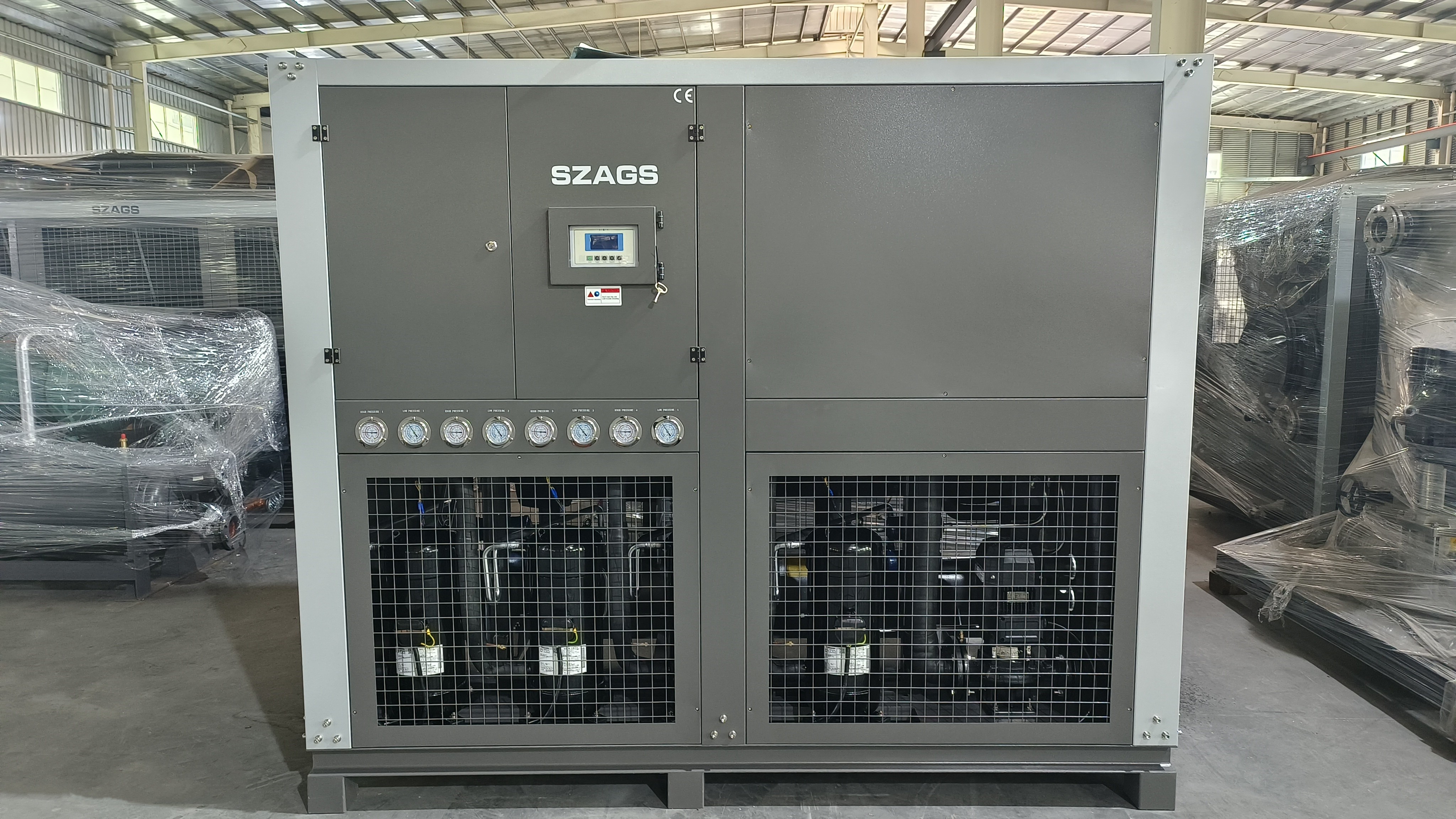 40HP Water Cooled Chiller Effivient Refrigeration And Corrosion Protection For Plating Solution Cooling