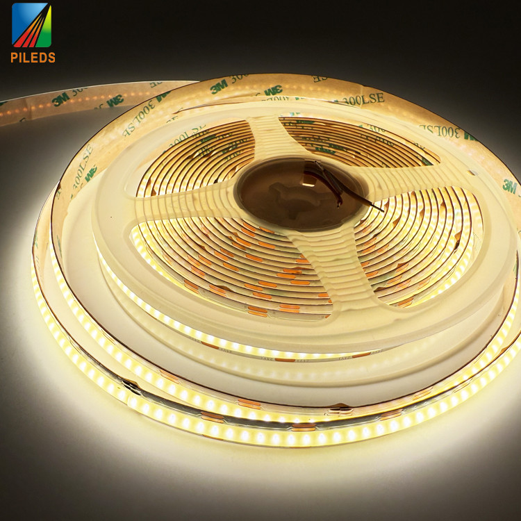 624led/m Best Seller CCT Tunable 2700K to 6500K Cri 90 Color Temperature Adjustable 24V 14W/m Dual White COB Led Strip