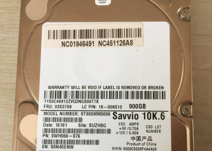 03X3789 10K 900G IBM Hard Disk SAS ST900MM0006 RD630 640 650 Quick Delivery
