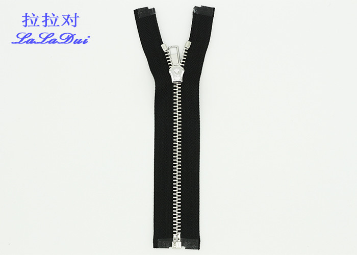 Normal Teeth 5 / 6 / 7 / 9 / 10 / Inch Separating Zipper For Jackets , Heavy Duty Parka Zippers