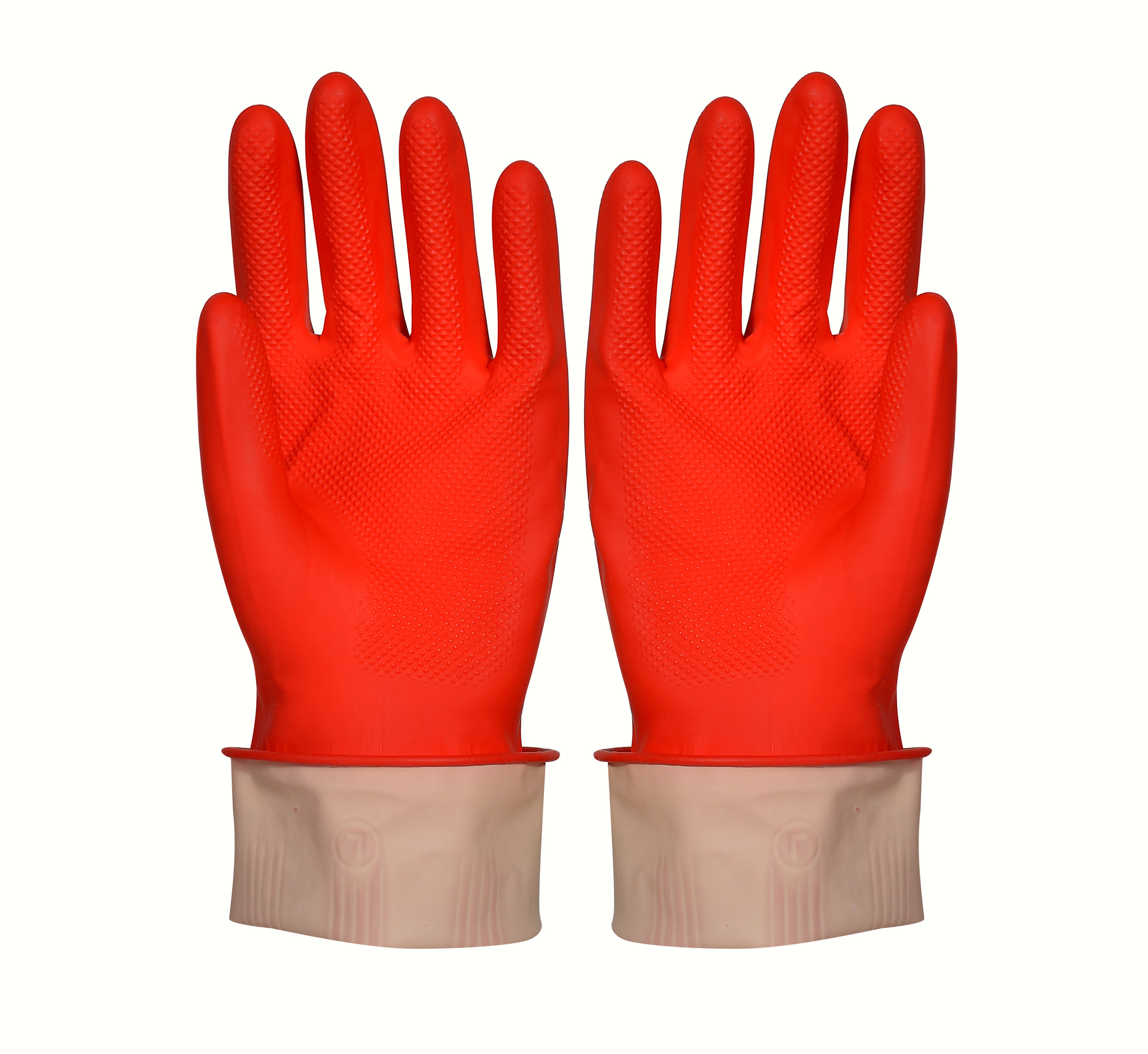 Wrist Protection Heavy Duty Long Rubber Gloves Liquid Proof 50-120g