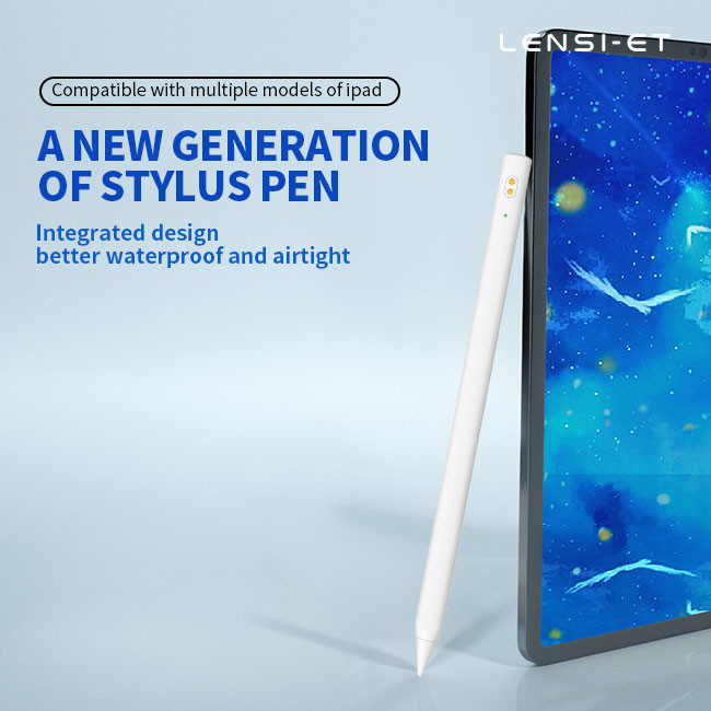 White Column Single Active Stylus Pencil Palm Rejection Universal Stylus Pen For Android