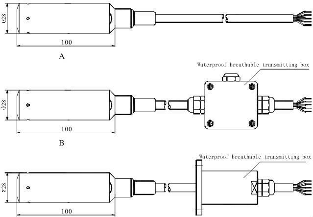 Waterproof High Temperature Ultrasonic Transducer 0.25% 0.5% 1.0% Accuracy