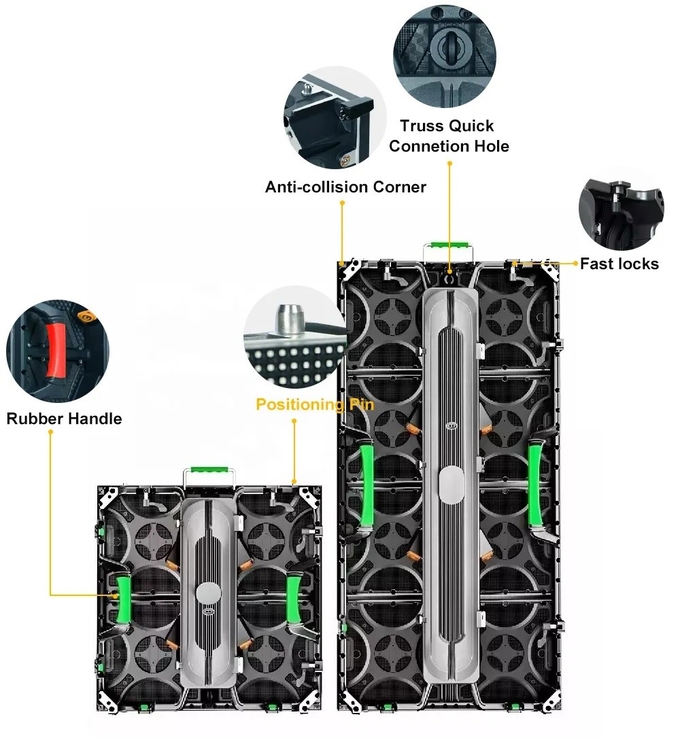 Flexible Changeable P3.91 Stage Led Screen Rental Indoor