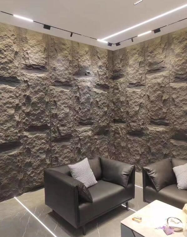 Pu Decorative Wall Panels Faux Stone Veneer Panels Interior Walls Artificial Stone Stairs Natural