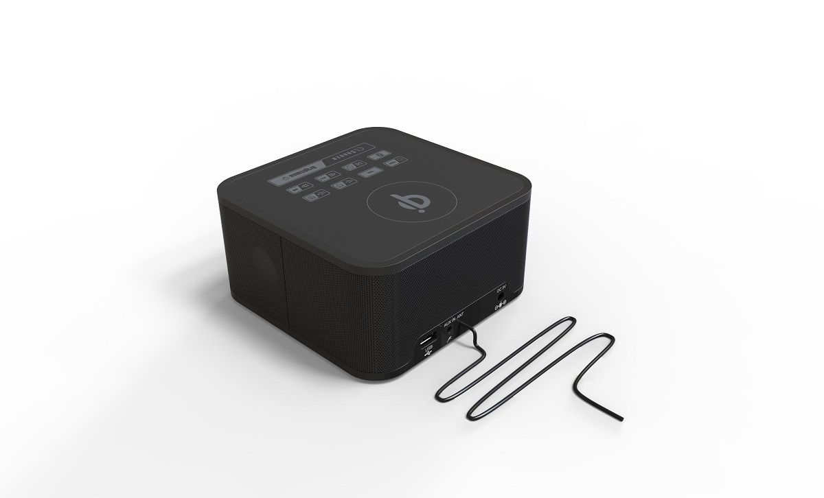 Dual Alarm Radio Dab Bluetooth Clock DAB Radio With Rechargeable Battery Pack