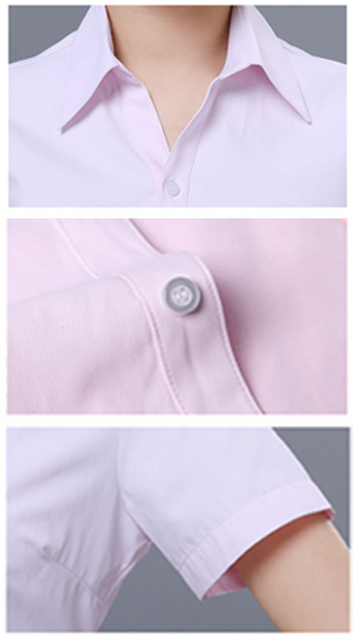 Formal Custom Business Shirts 55% Polyester 45% Cotton Sleeve Regular