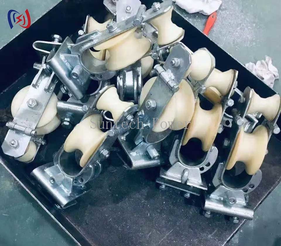 Innovative Conductor Stringing Blocks For Smooth And Fast Transmission Line Stringing