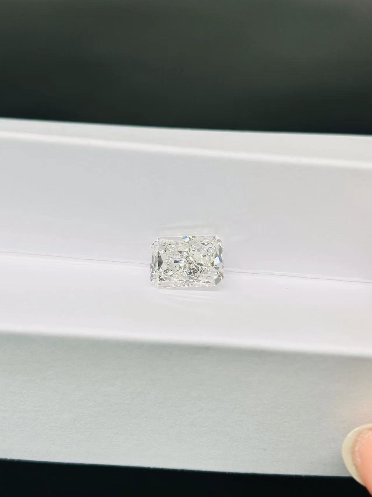 1ct Radiant Shape Lab Created White Colorless As Grown CVD Diamonds All Shapes Available IGI Certified
