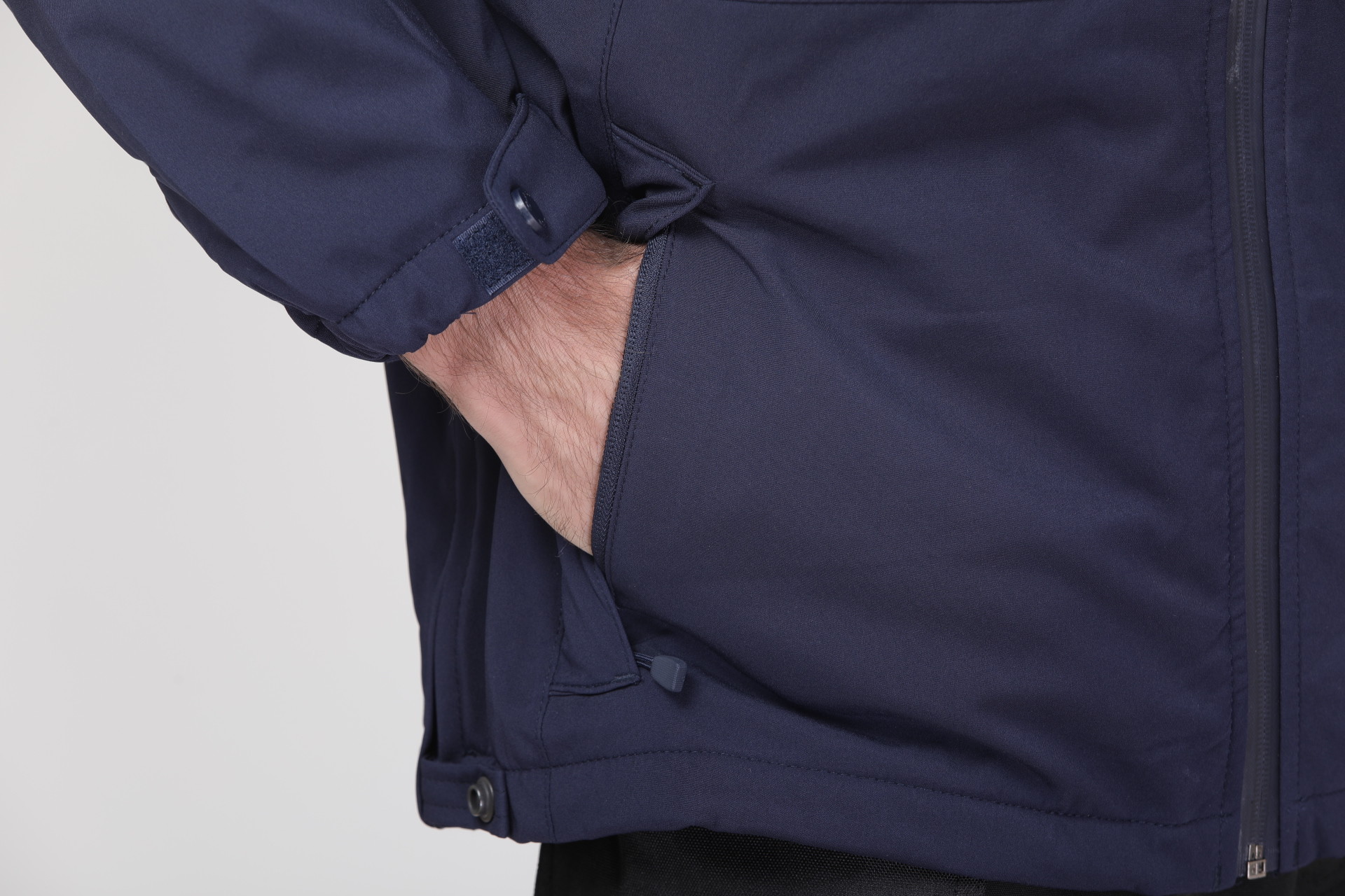 Front Windbreaker Buttons Outdoor Work Clothes Mens Jacket For Workers