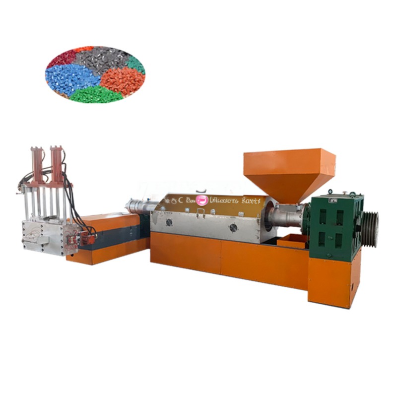Electric Type Filter Changer HDPE LDPE Plastic Granules Machine for PE Film Recycling