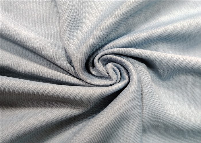 knitted pique fabric plain Solid colour 100% polyester INTERLOCK pique fabrics for clothing