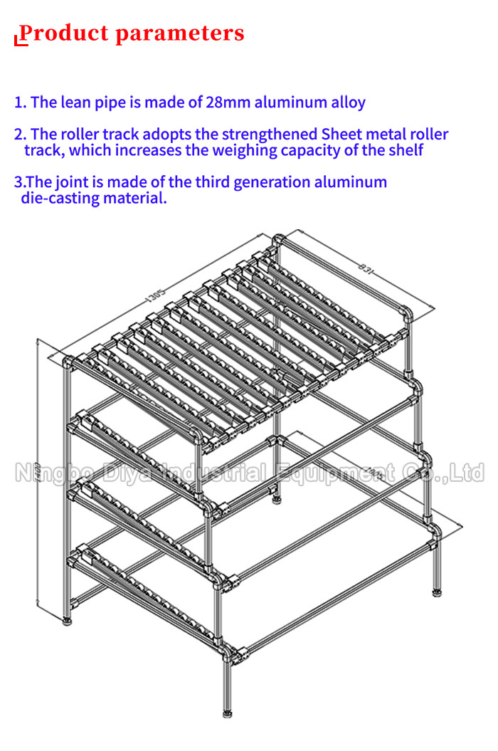 Durable Aluminum Alloy Heavy Duty Roller Track System With Large Load Capacity