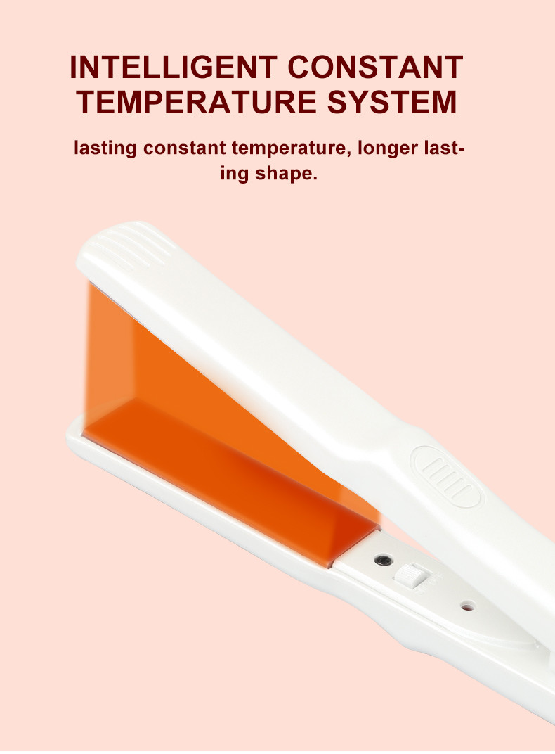 Mini Portable Travel Size Hair Straightener Flat Iron 220V 190 degree