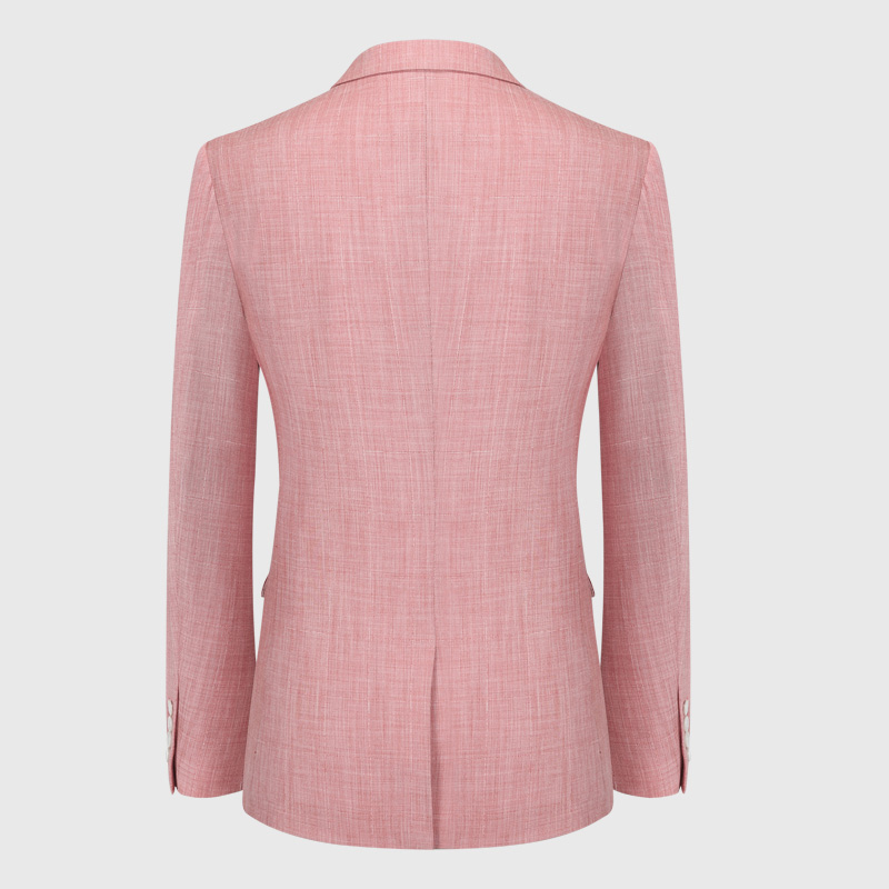 2022 Wedding Party Three Piece White Men's Suits Blazer Regular Length Woven Weaving Method