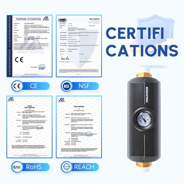 Eco Friendly Non Toxic ABS Body Anti Scaling Filter Whole House Water Descaler