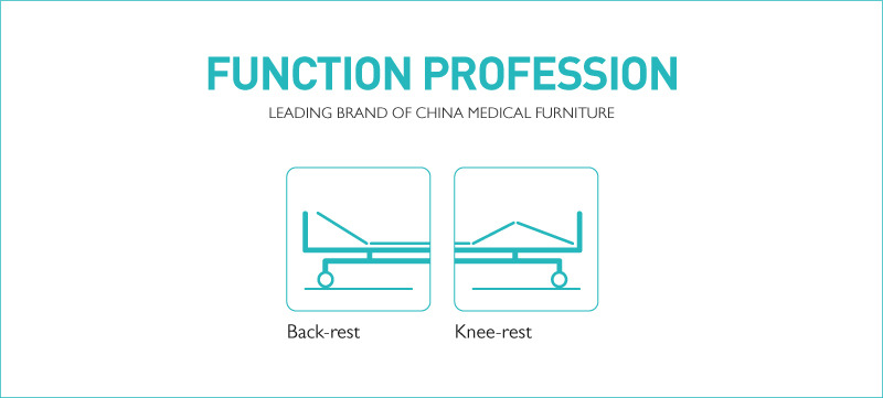 Hospital Manual Nursing Bed For Home Care Use