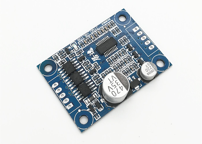 JUYI 24V 2A Bldc Motor Driver Board Current Variable Speed Fan Controller With Temperature Sensor