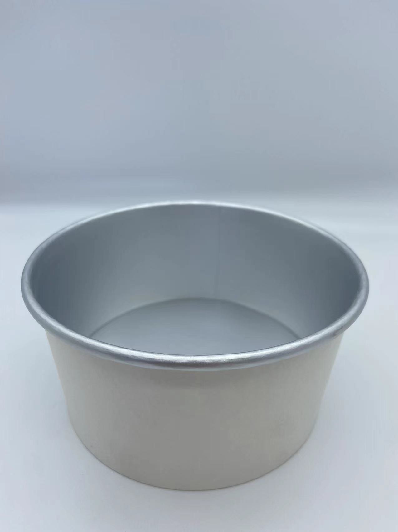 Food Grade Aluminium Paper Bowls With Lids Takeaway Round Aluminium Foil Bowl