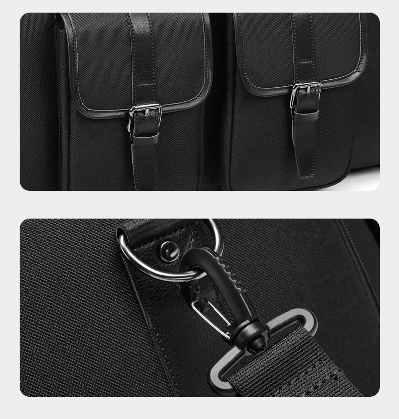 Fashionable Men Waterproof Duffle Bag With Shoe Compartment Anti Scratch