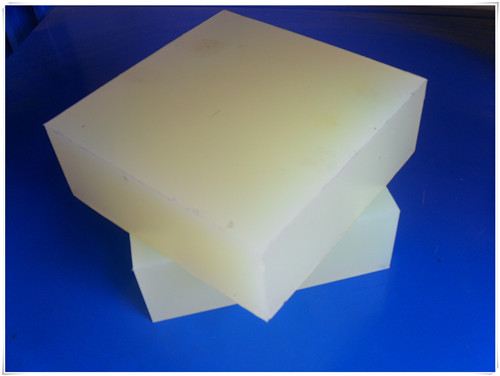 Yellow Color Polyurethane Rubber Sheet Custom Polyurethane Parts Abrasion Resistance