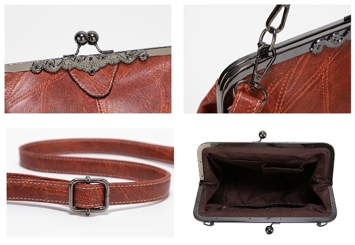Shoulder Bag New Fashion Retro Handbag PU Leather Messenger Bag For Women