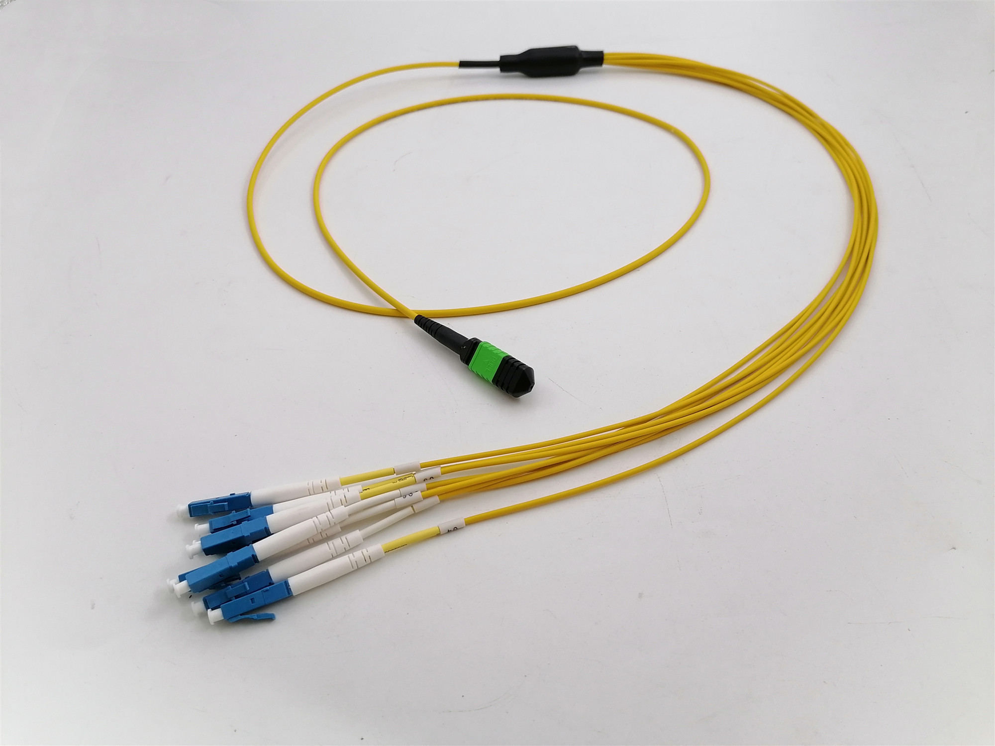 3m 8 Fibers MPO LC Patch Cable Type B Plenum OFNP Single Mode