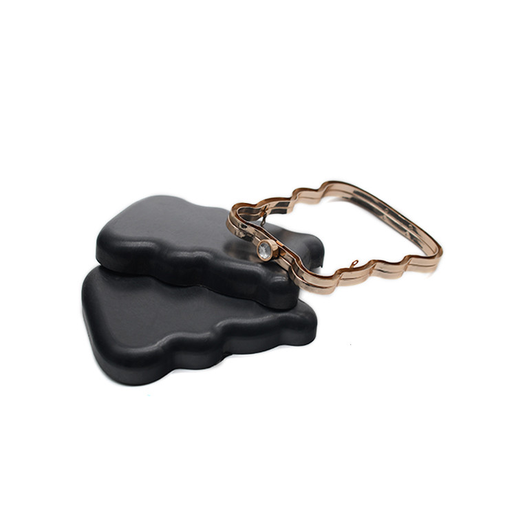 Unique Shape Bead Lock Box Clutch Frame Metal Clutch Bag Frame