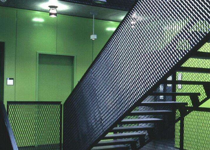 Powder Coated Diamond Hole ISO Expanded Metal Wire Mesh for Platform Step Ladder