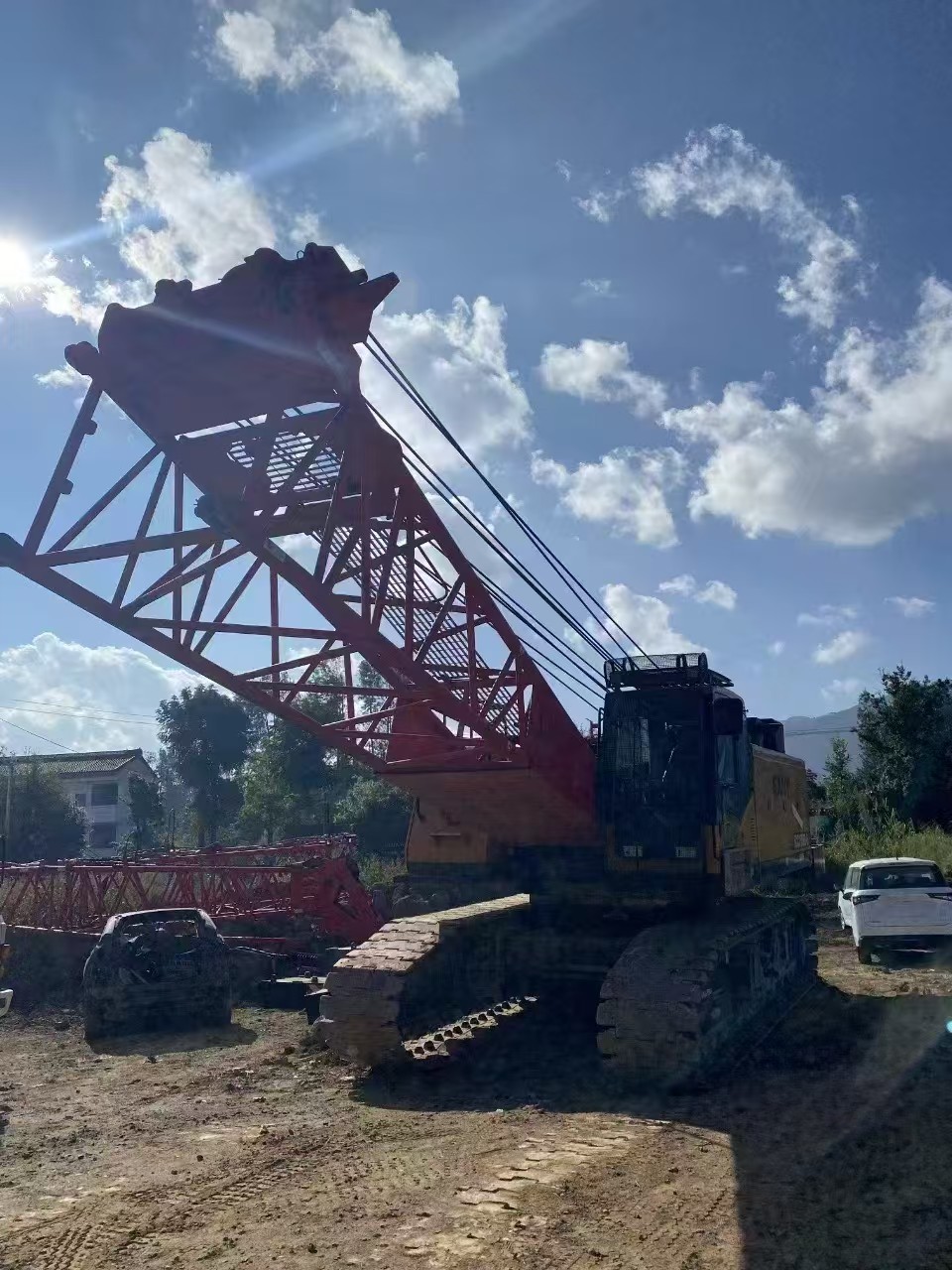 2022 Model Multifunctional Used Crawler Cranes With WP10 Engine Sany SCC750HD-6