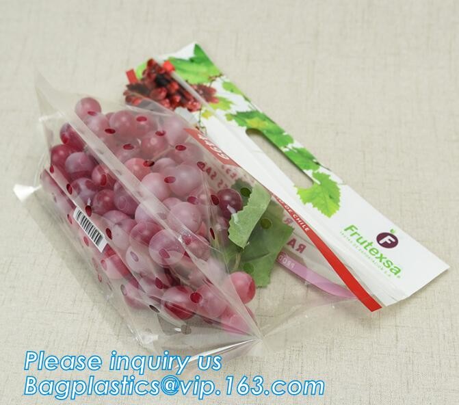 cpp printed slider zip lock vegetable fruit bag, grape packing bags/ fresh grape packaging bag, food preservation slider