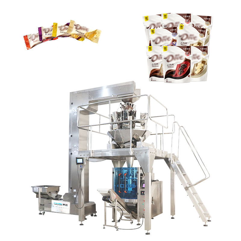 High Accuracy Vegetable Salad Weighing Machine Filling Sealing Packaging Machinery
