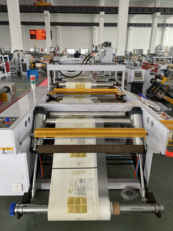 Plastic Film Automatic Side Sealing Machine LDPE POF Folding 400m/Min