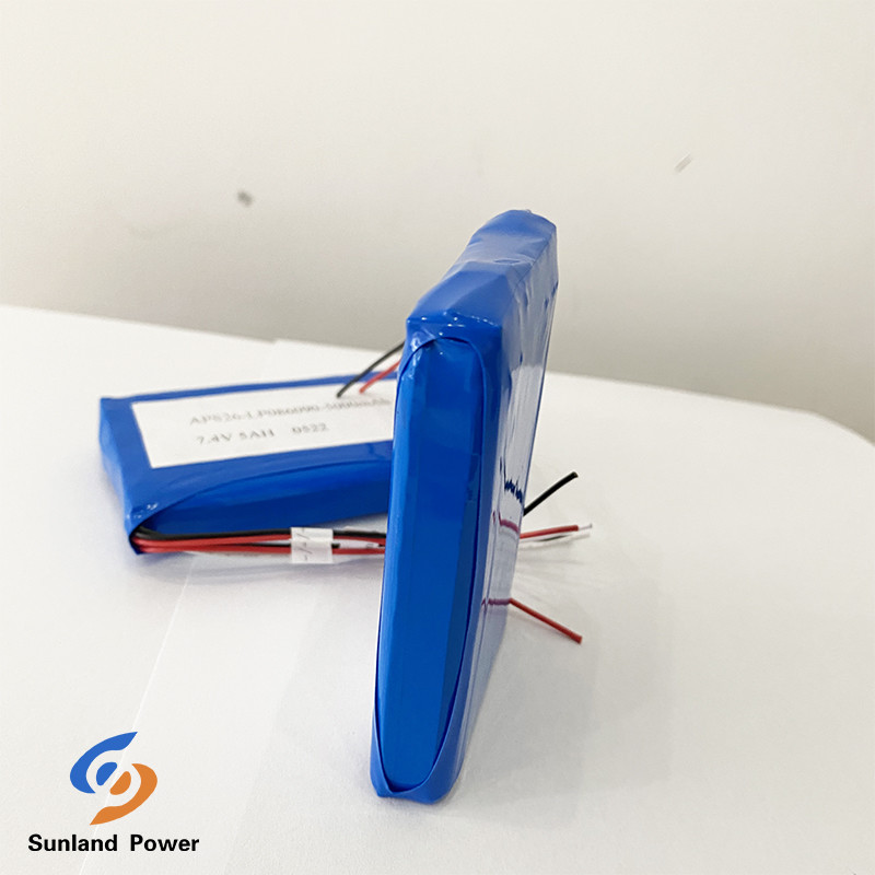 7.4V 5AH LP806090 2S1P Polymer Lithium Ion Batteries I2C Function With Fuel Gauge