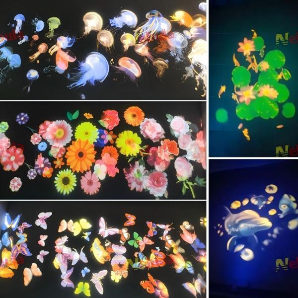 High Power 300W LED Outdoor Zoom Gobo Projector Dynamic Floating Effect