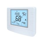 Riseem 24VAC Wired Temperature Controller Programmable Home Thermostat LCD