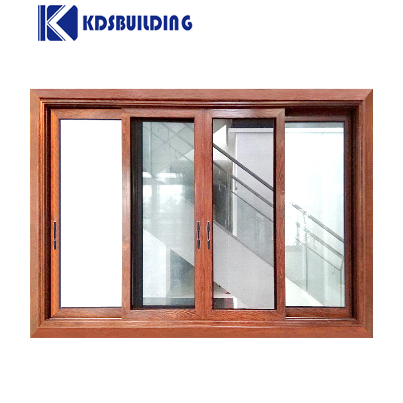 Simple Latest Design Glass Alloy Horizontal Slide Windows With Aluminum Accessory For Sliding Door And Window For Home