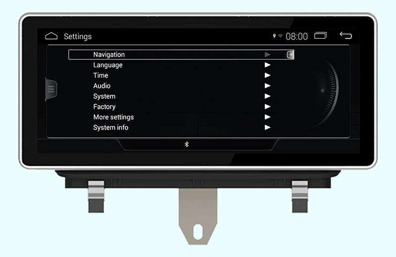 Ouchuangbo 10.25 inch car audio gps navi for Audi Q3 2011-2018 support BT aux android 4.4