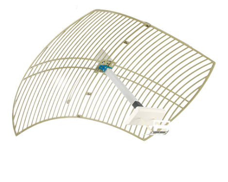 Vertical Polarization Outdoor GSM Parabolic Antenna for 2.4GHz 5GHz WiFi Coverage