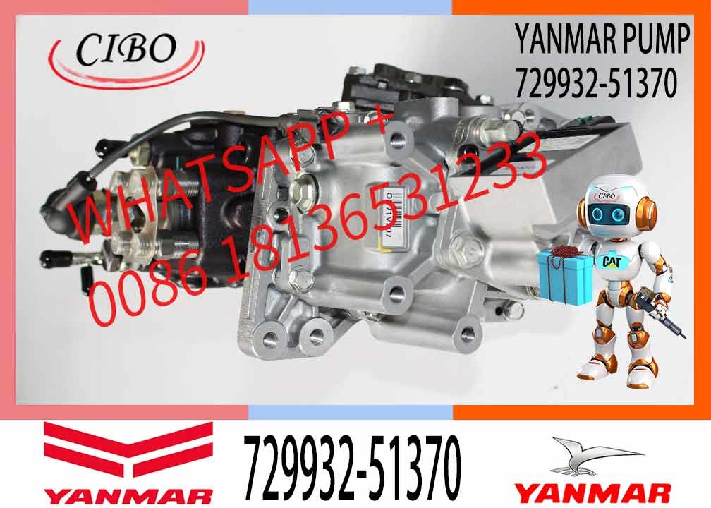 Diesel Injection Fuel Pump Assy 729932-51370 729974-51400 729939-51320 For YANMAR 4TNV94 4TNV98 Engine