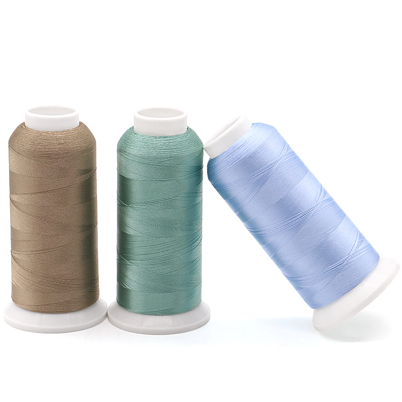 4000 Yard 120D/2 Filament Polyester Thread for Embroidery Machine Dyed Pattern Clothing