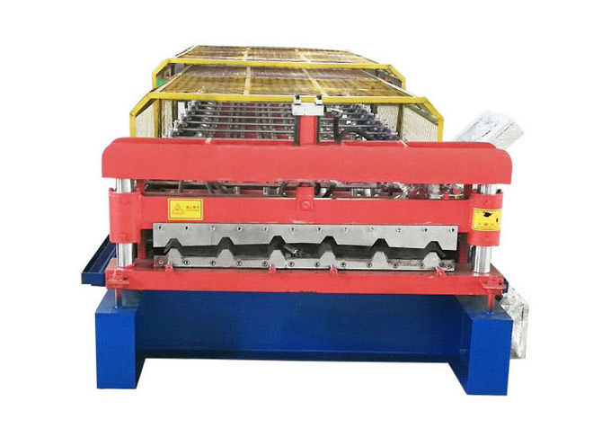 3.5 Tons Trapezoidal Sheet Roll Forming Machine , Sheet Metal Roll Forming Machines 380V