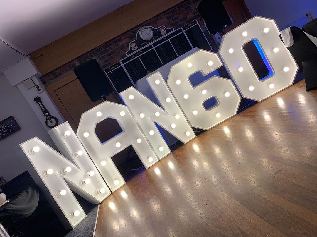 Party Led Birthday Numbers Large Led Lights Marquee Letters For 28C Event Decorations