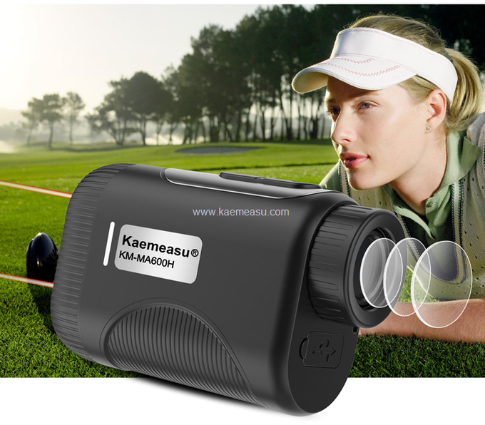 Kaemeasu 5-600m Mini Laser Rangefinder With Slope Adjustment