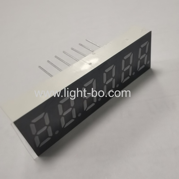 Green Small Size 6 Digit 7 Segment LED Display Common Cathode for Frequency Converter