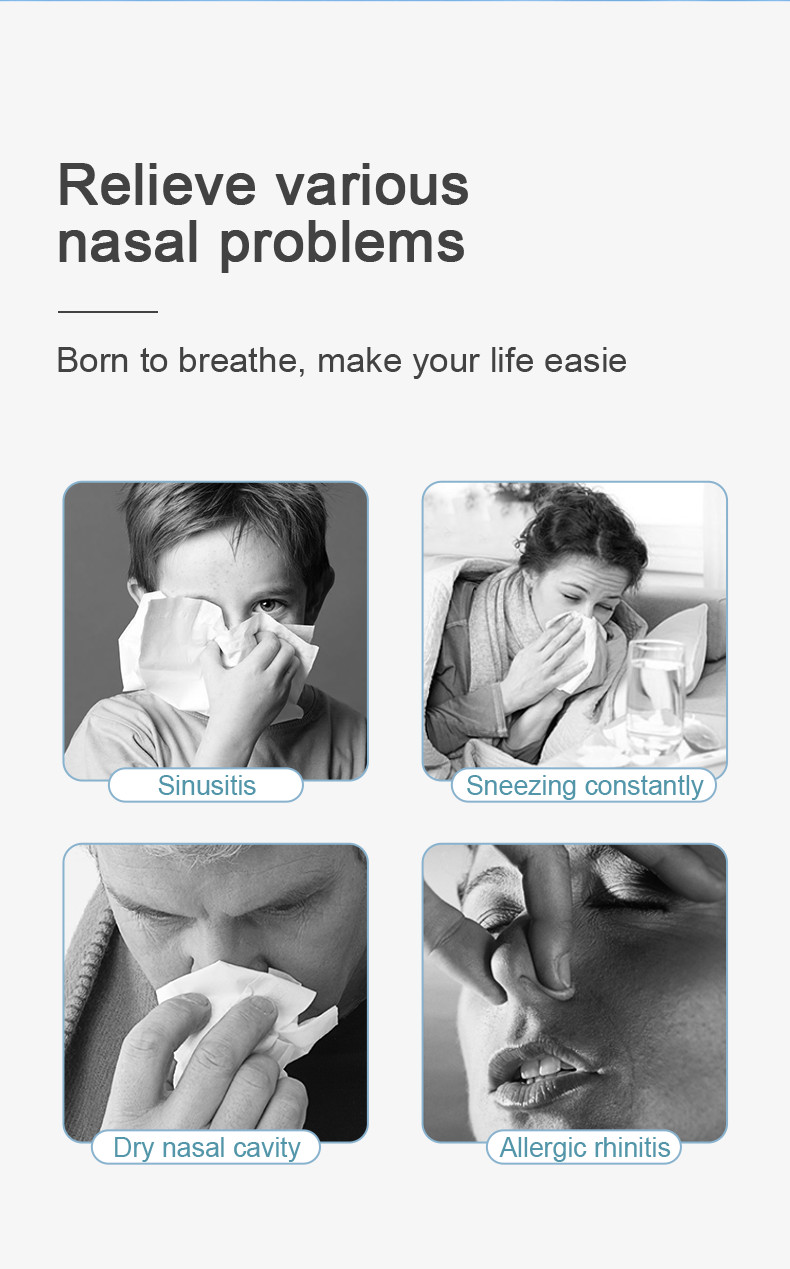 IPX7 Leakproof Nasal Cleaning Device , Multifunctional Nasal Irrigation Electric