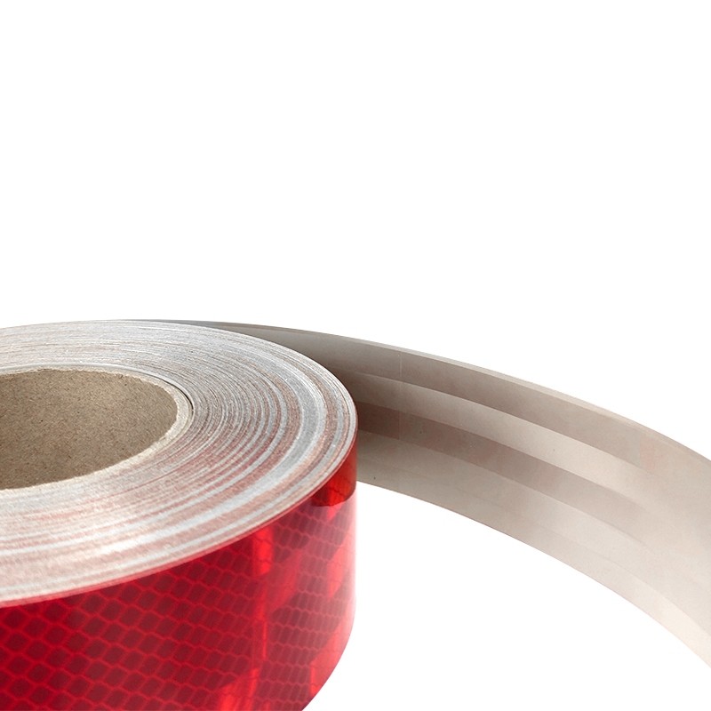 Red And White Reflective DOT Reflective Sticky Tape Strips For Outdoor